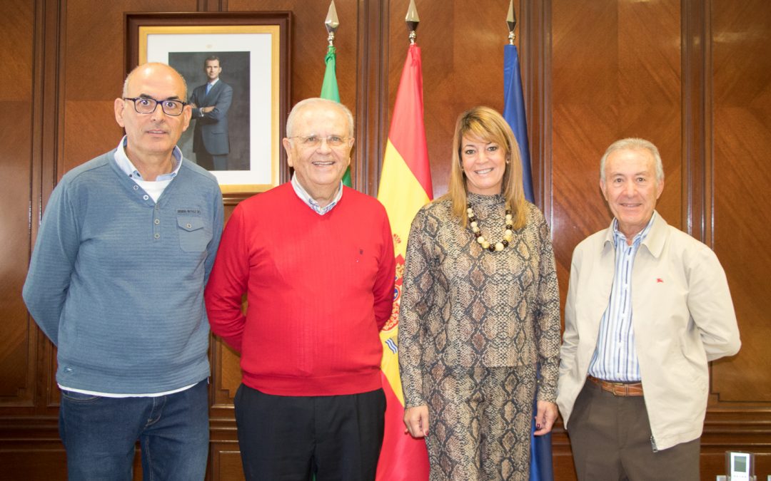 Con la Presidenta de la Autoridad Portuaria de Huelva