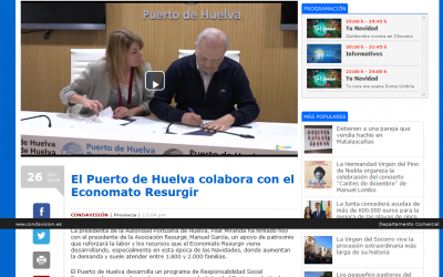 El Puerto de Huelva colabora con el Economato Resurgir