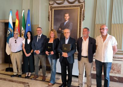 Firma de un nuevo convenio con el Ayuntamiento de Huelva